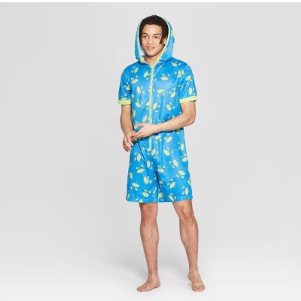 Toy Story Alien Print Men's Swimwear Romper / Costume/ Beach/ Disney - Pixar- L